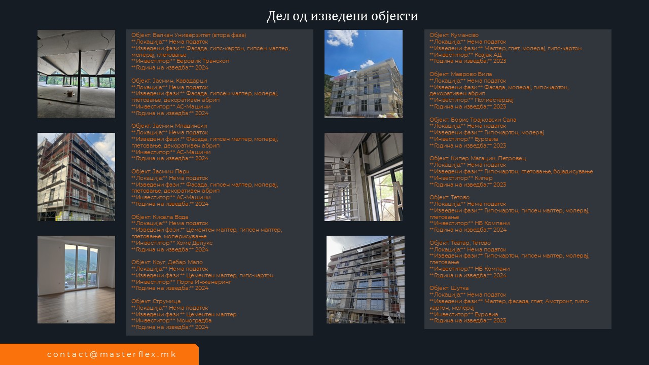 Листа проекти